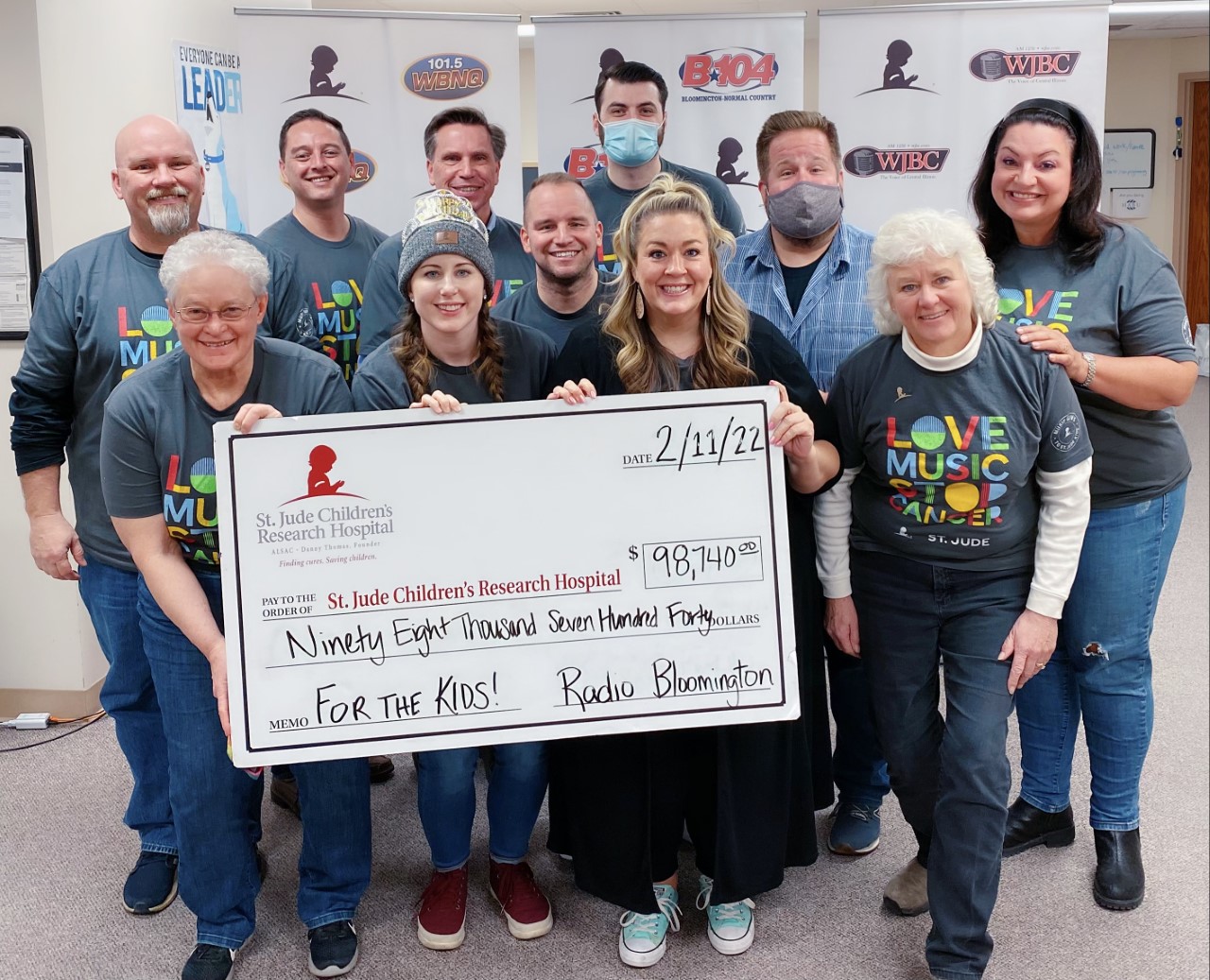 Radio Bloomington-St. Jude Radiothon raises $98,740