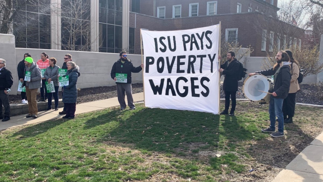 ISU union workers authorize bargaining to call a strike