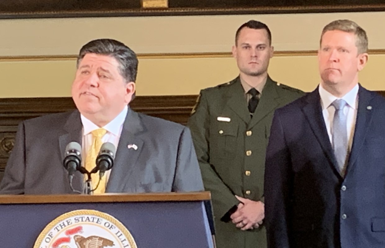 Gov. Pritzker: “Across the state, crime is up”