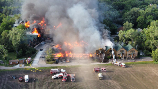 Damage estimated at $4M from massive fire at Grand Bear Lodge cabins
