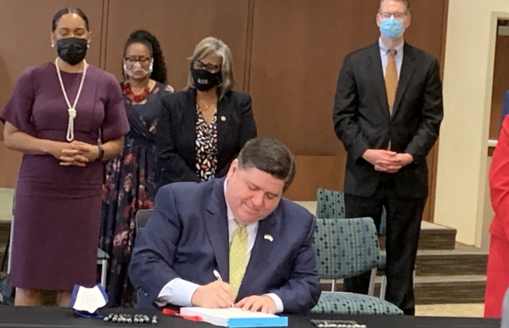 Gov. Pritzker signed a law requiring insurance companies to cover glucose monitors