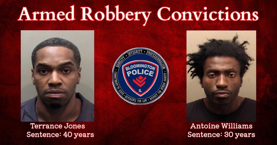 Two men sentenced to prison for robbing local pawn shop