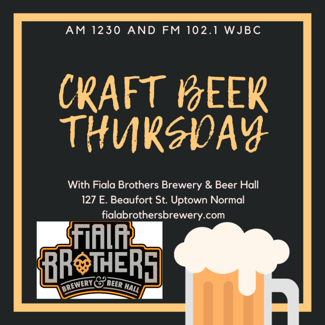 “Craft Beer Thursday” with Fiala Brothers Brewery & Beer Hall