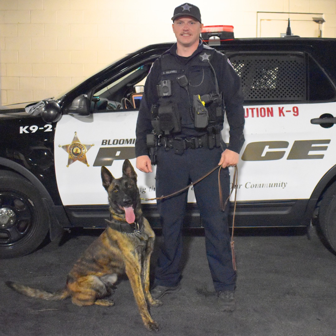 Bloomington Police announce the addition of a new police K-9