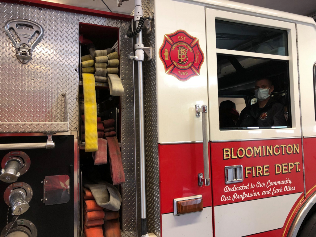 Bloomington Fire Dept. prepared for the worst as hundreds of EVs sit at State Farm