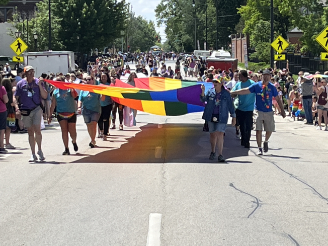 Thousands of people celebrated the LGBTQ community in downtown Springfield