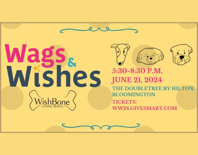 Get Tickets Today for Wish Bone Canine Rescue’s Wags & Wishes