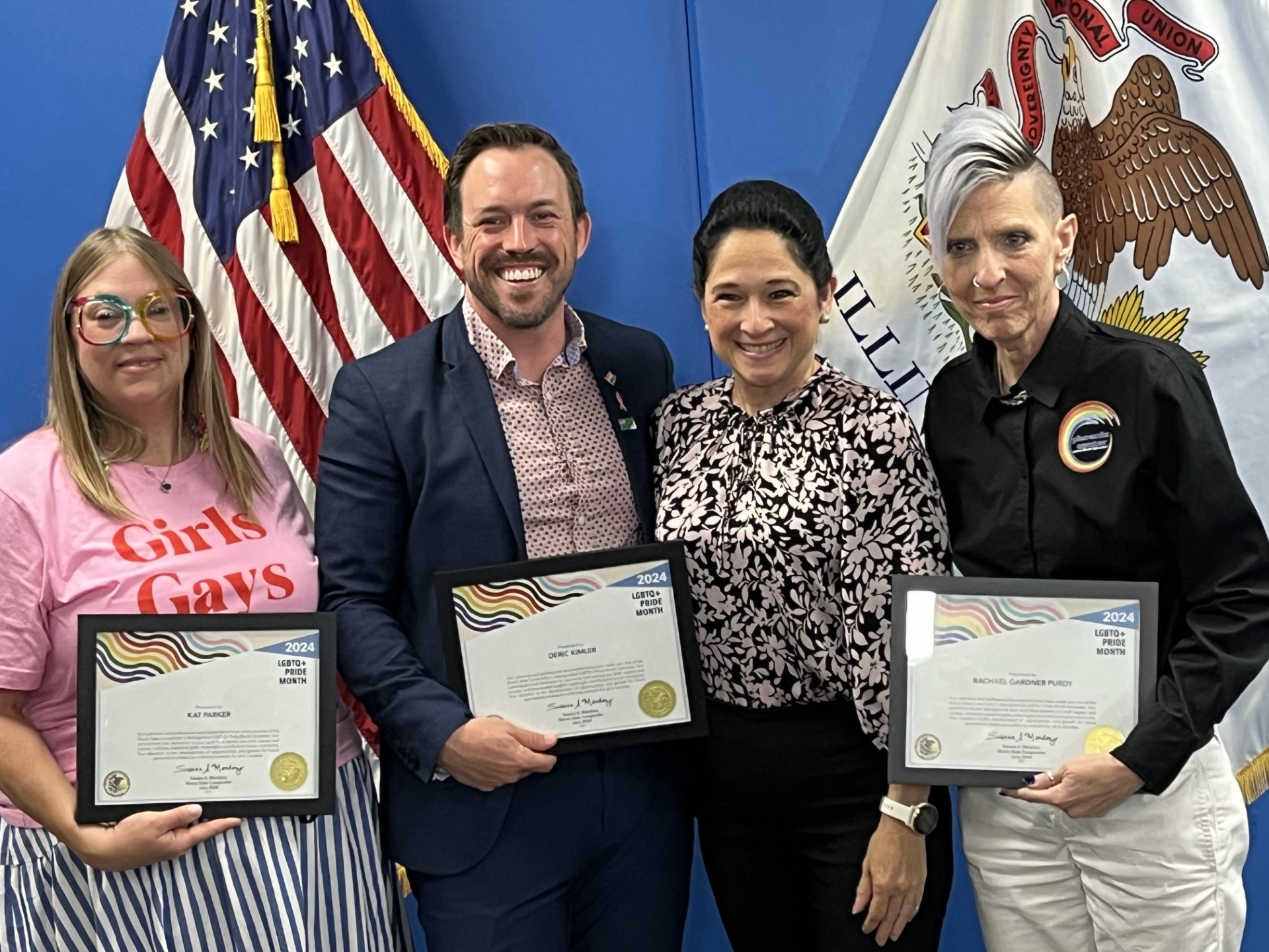 LGBTQ leaders from central Illinois honored by Illinois Comptroller Mendoza