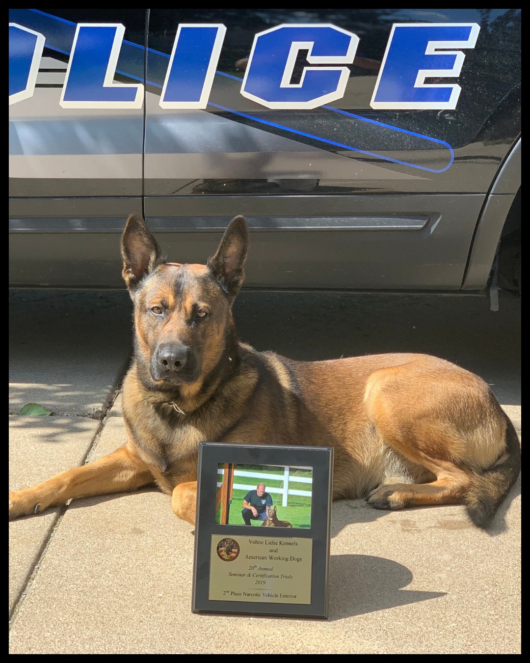Normal police announce retirement of K-9 Thor
