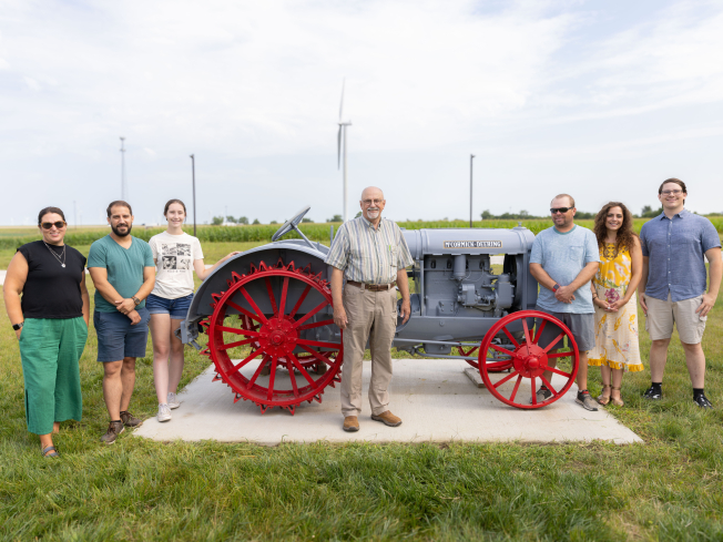 Antique tractor gains a permanent home at Heartland Community College