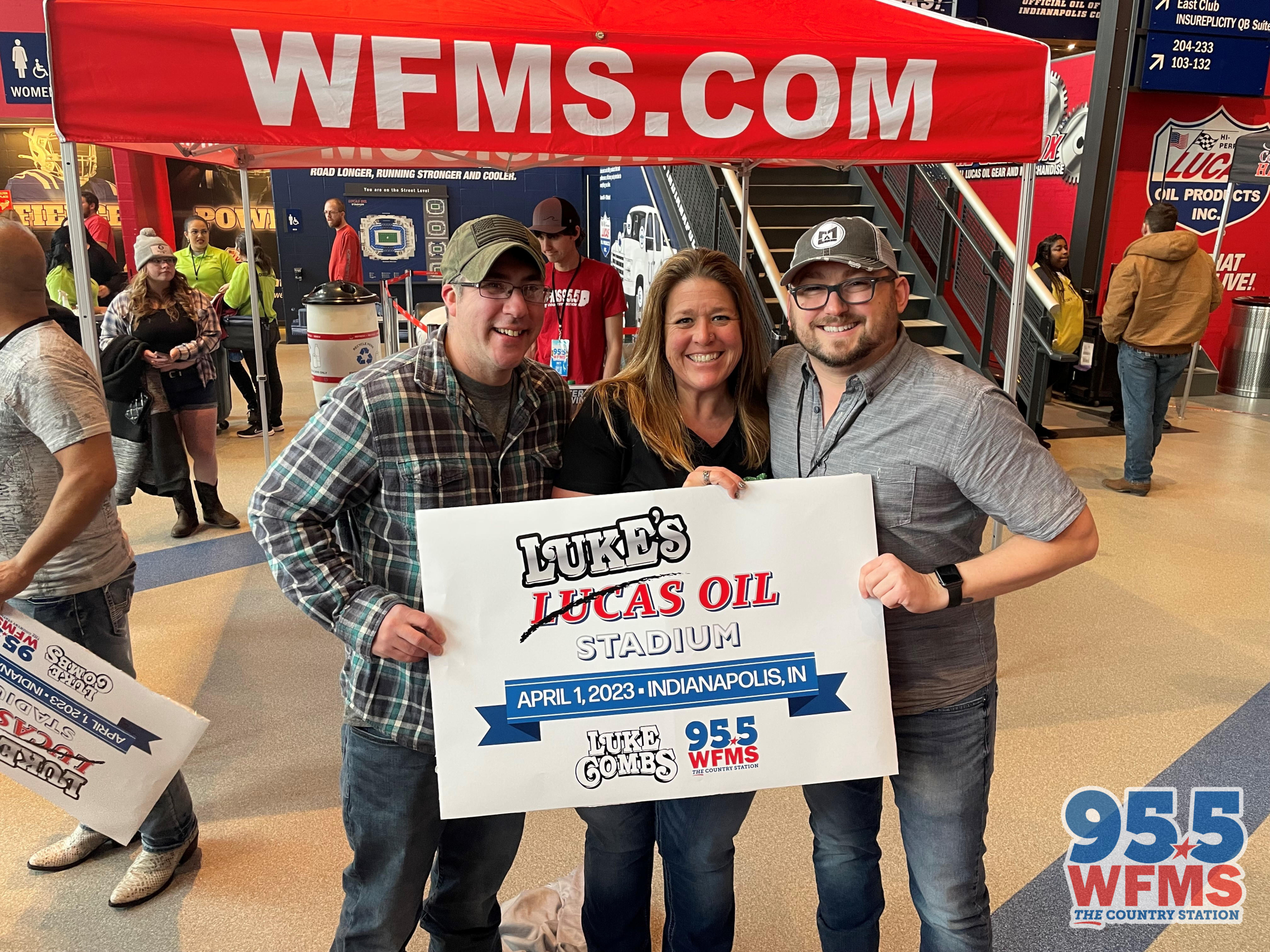 Luke Combs Tailgate Party @ Lucas Oil Stadium 4/1/2023