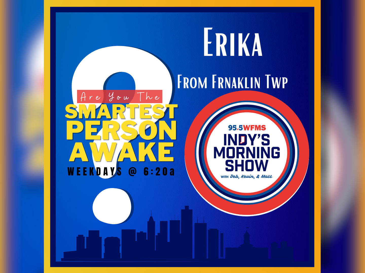 The Smartest Person Awake Lives In Franklin Township