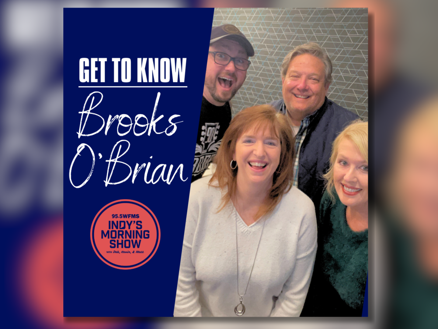 Brooks Got Up Early And Joined Indy’s Morning Show