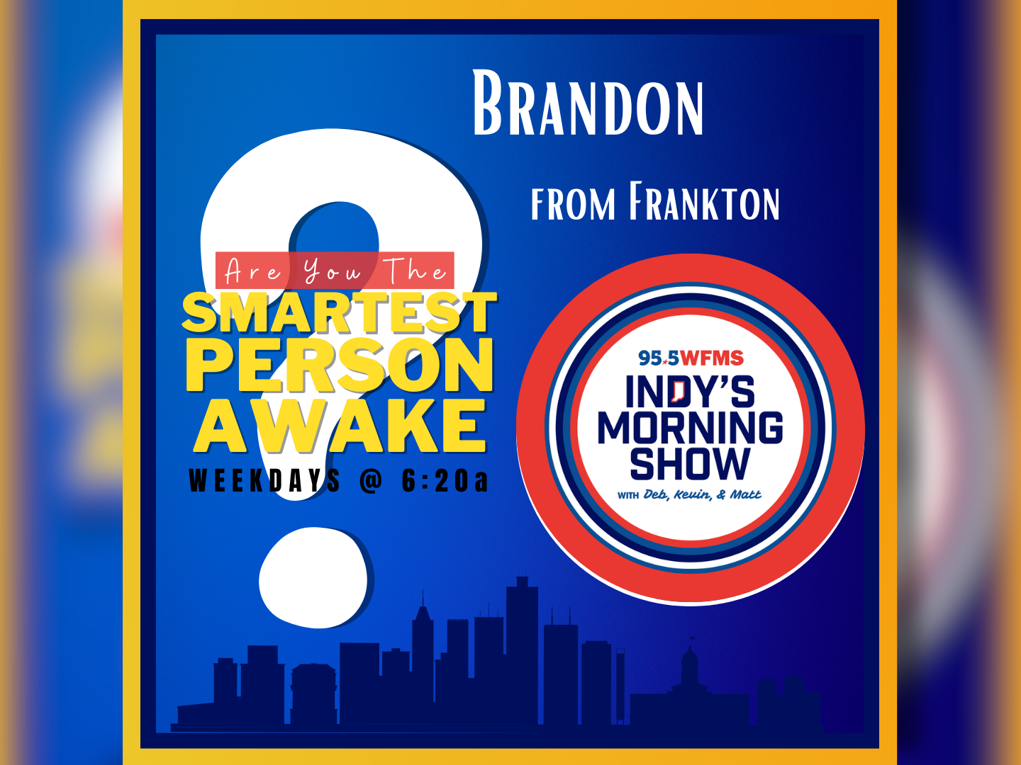 Brandon From Frankton Was The Smartest Person Awake …