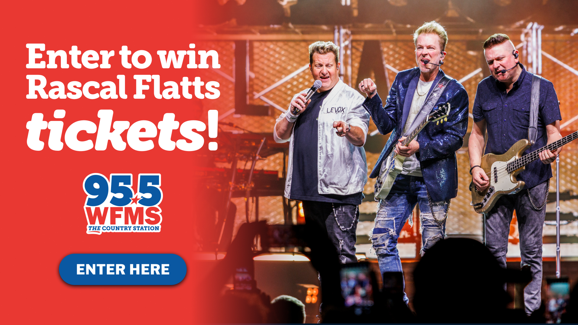 Enter To Win Rascal Flatts Tickets