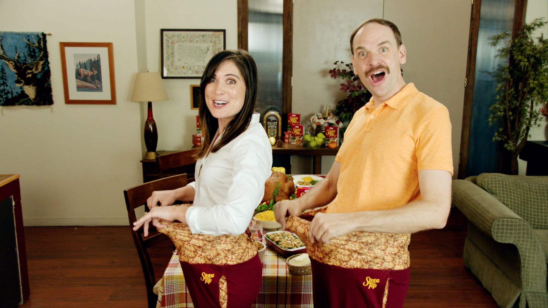Expandable Waist Thanksgiving Pants From Stove Top Stuffing???  [WATCH]