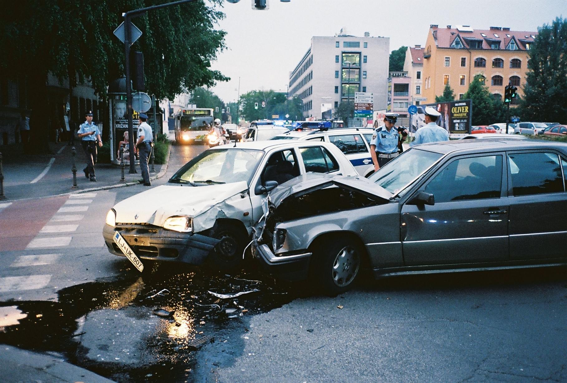 After Car Crash, Driver Strips Naked And Starts Dancing?