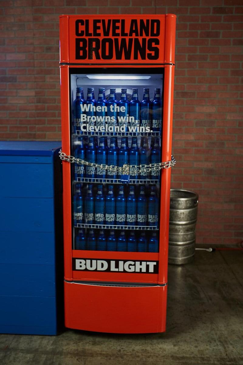 ‘Victory Fridges’ Hold Celebbratory Beer For Browns Fans! But Will They Ever Open?
