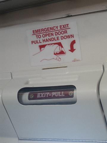 This Sign Does Not Say “Bathroom”!  Oooooops!