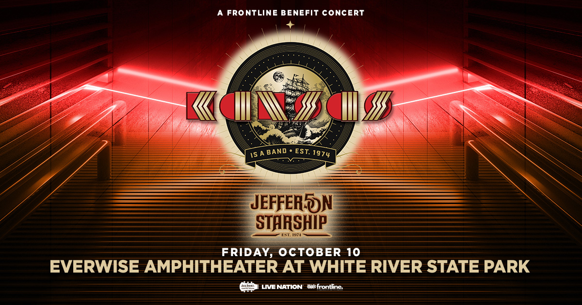 October 10 – Kansas & Jefferson Starship – A Frontline Benefit Concert