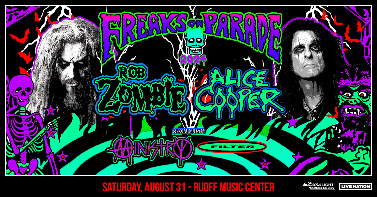 August 31 – Rob Zombie & Alice Cooper