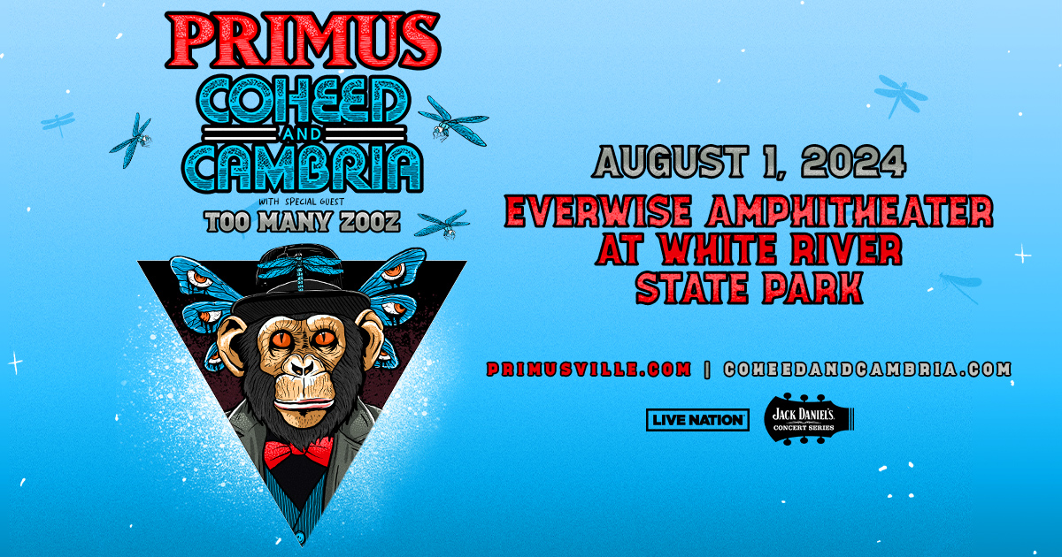 August 1 – Primus & Coheed and Cambria