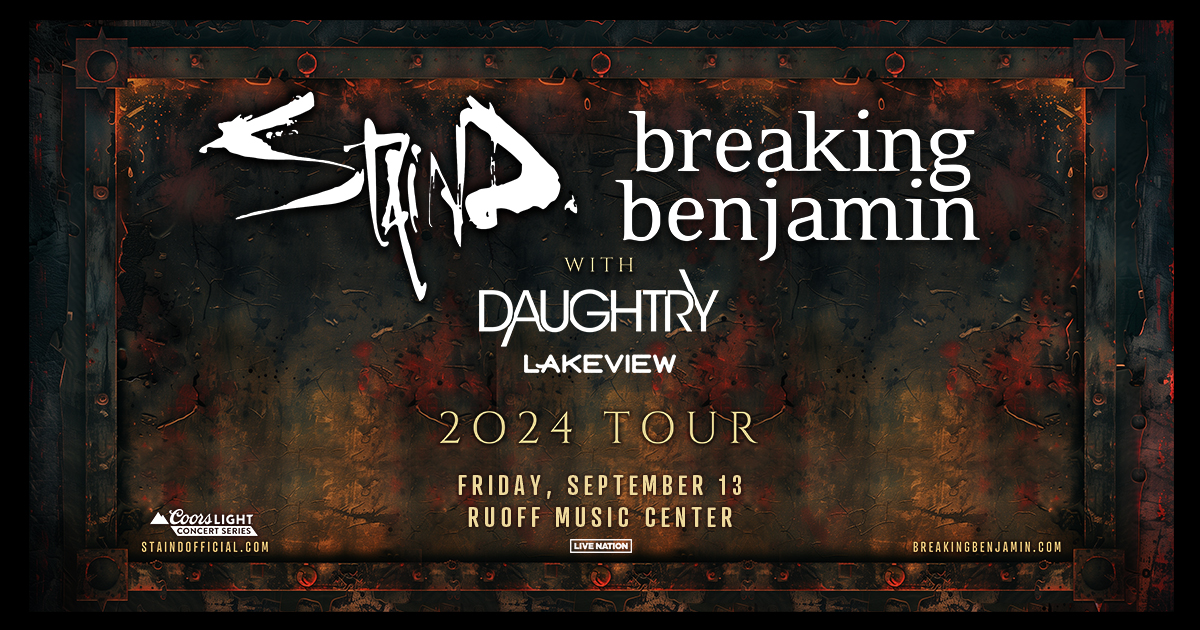 September 13 – Staind & Breaking Benjamin