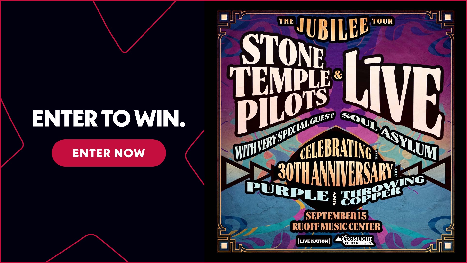 Enter To Win Stone Temple Pilots Tickets