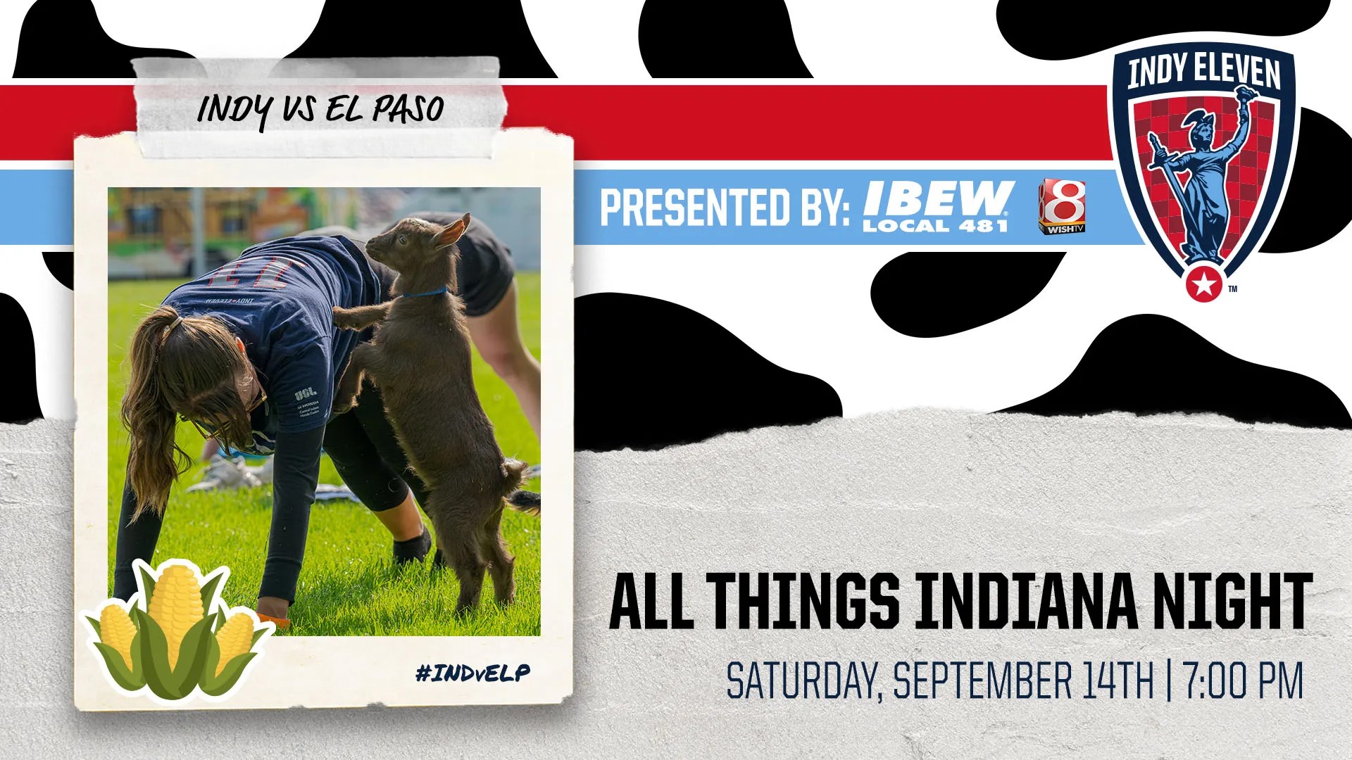 September 14 – Indy Eleven All Things Indiana Night