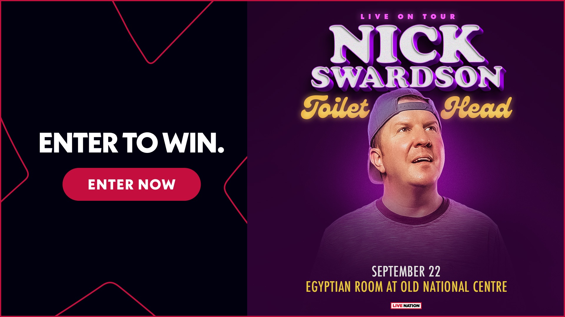 Enter To Win Nick Swardson Tickets