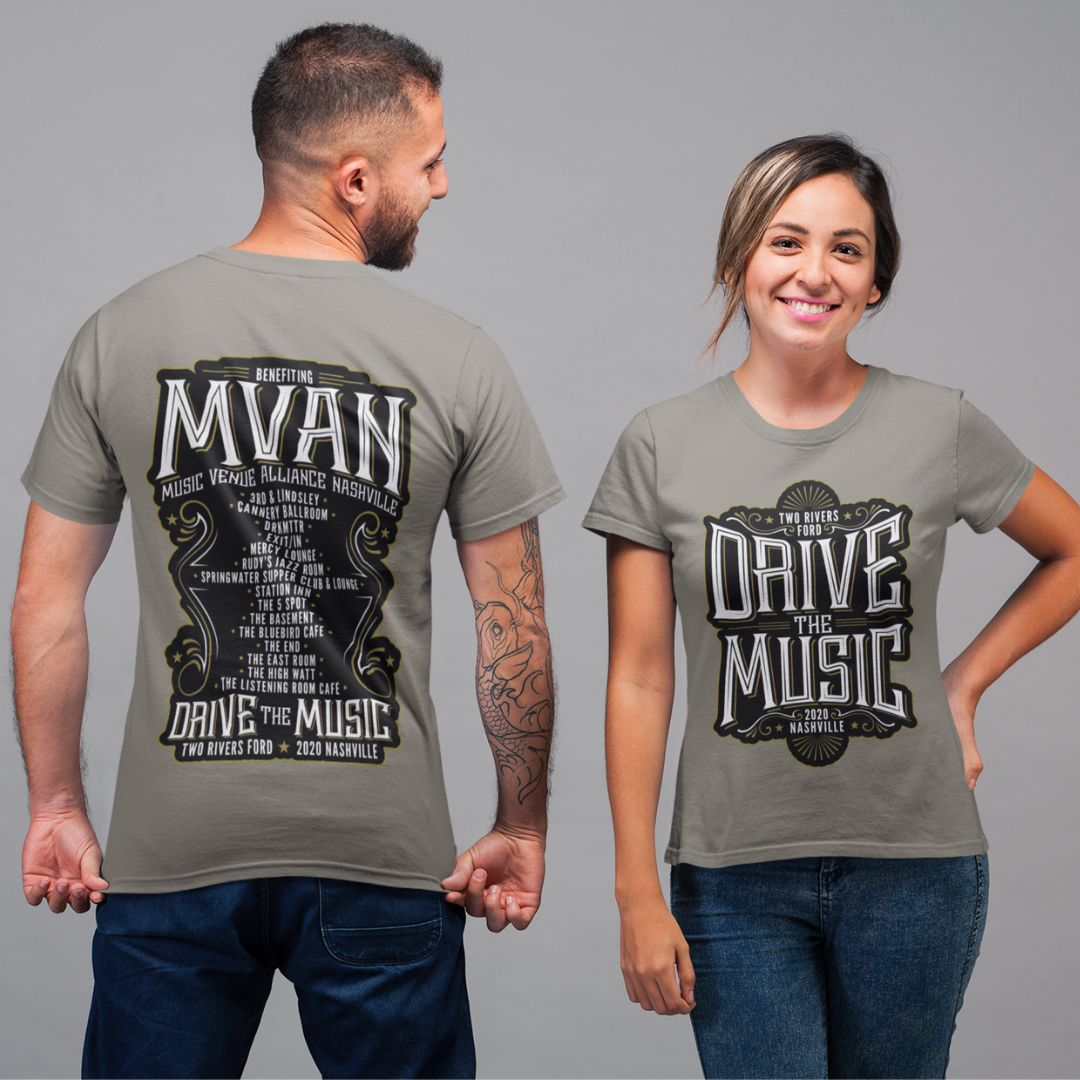 Purchase a “Drive The Music” Shirt