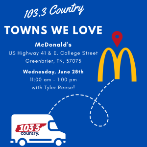 6/28 – McDonald’s Remote with Tyler Reese