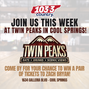 6/20 – 103.3 Country & Twin Peaks