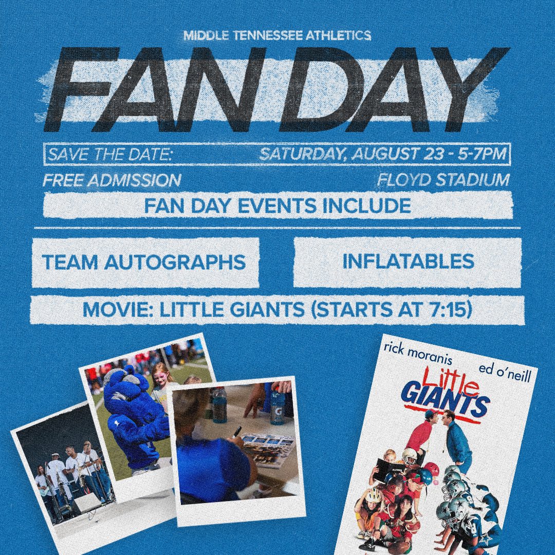 MTSU Fan Day | Floyd Stadium | 8.23.25