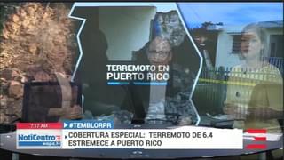 TV News Anchors On Set While Earthquake Happens