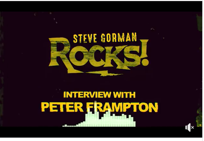 PRESS PLAY: Steve Gorman chats with Peter Frampton