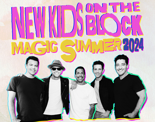 New Kids on the Block at Hersheypark Stadium on August 3rd
