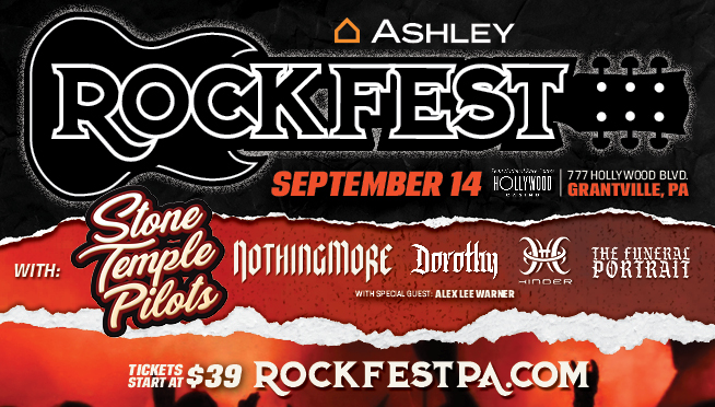 ROCKFEST starring Stone Temple Pilots at Hollywood Casino at Penn National Race Course on September 14th