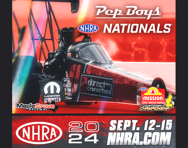 Win Tickets to the 2024 Pep Boys NHRA Nationals at Maple Grove Raceway