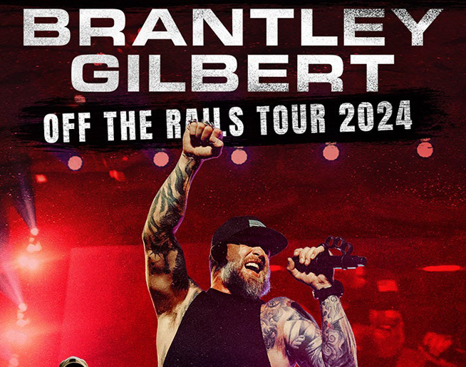 Brantley Gilbert at Santander Arena on September 20th