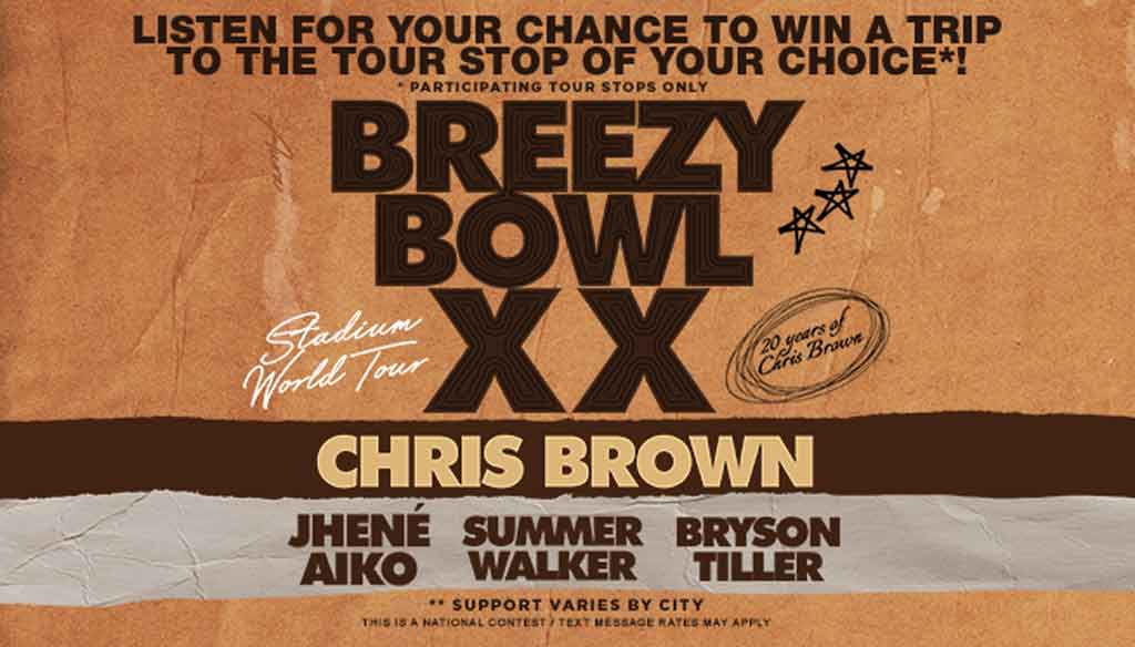 See Chris Brown at the Tour Stop of Your Choice