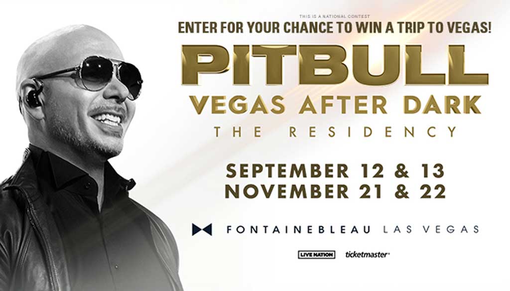 See Pitbull in Las Vegas