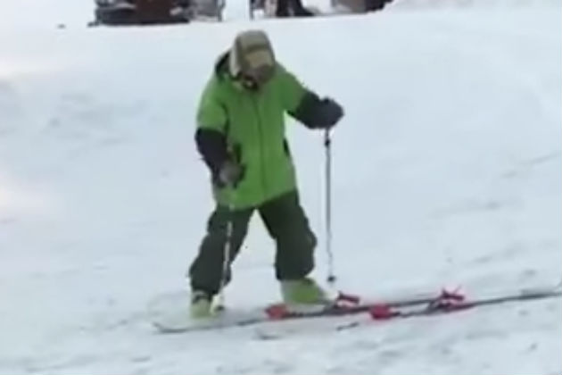 Watch This Drunk Guy Attempt to Put On Skis and Feel Better About Yourself