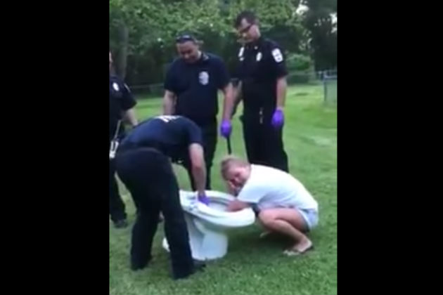 This Texas Woman Got Her Hand Stuck in a Toilet [VIDEO]