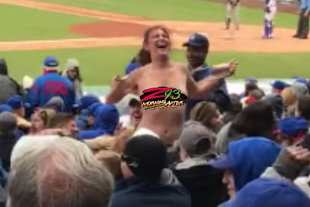 This Cubs Fan Flashed the Crowd at Wrigley Field [NSFW VIDEO]