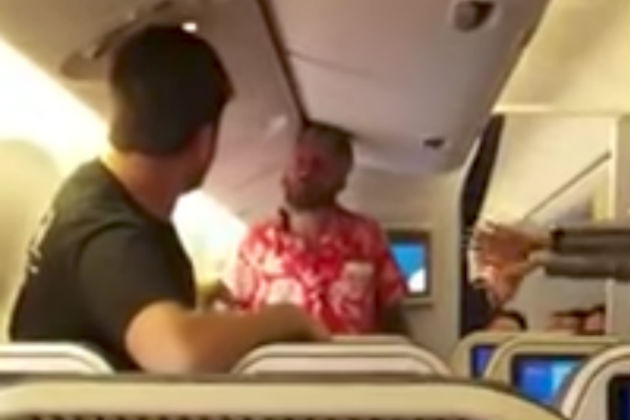 These Two Guys Started Fighting On a Plane [VIDEO]