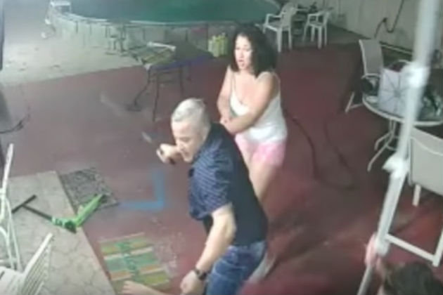 This Armed Robbery Was Thwarted By a Guy with a Machete [VIDEO]