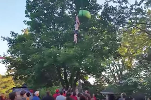 Watch This Girl Fall From a Six Flags Ride and Get Caught By Onlookers [VIDEO]