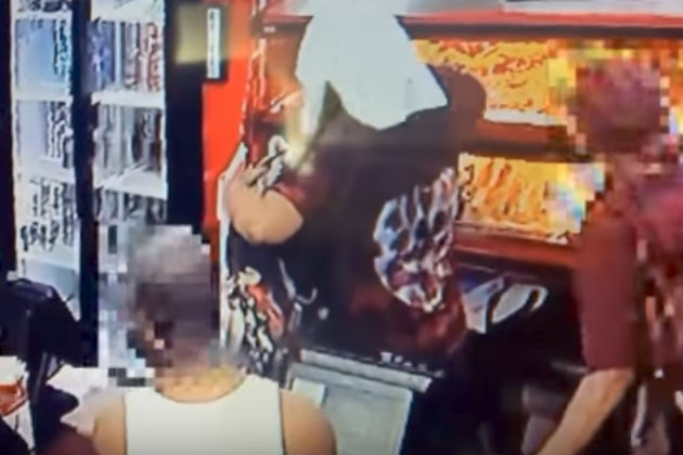 Watch This Guy Steal Chicken and Biscuits From a Fast Food Restaurant [VIDEO]