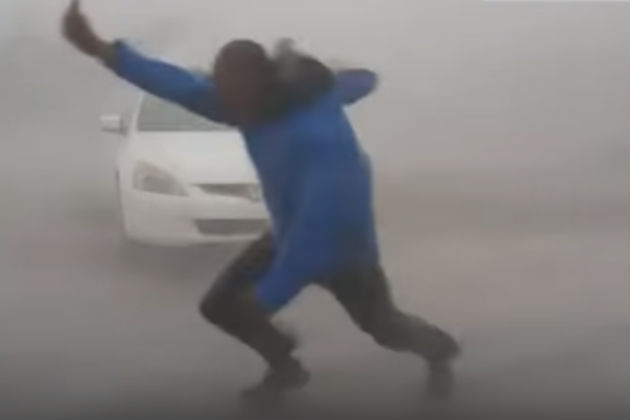 Watch This Storm Chaser Battle the Winds of Hurricane Irma [VIDEO]